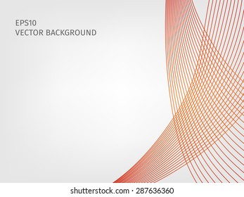 Abstract waved line background
