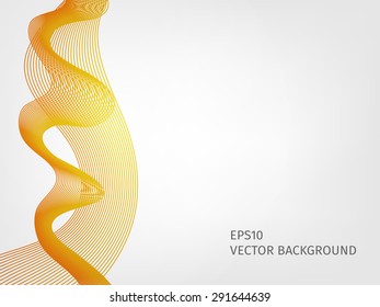 Abstract waved line background