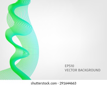 Abstract waved line background