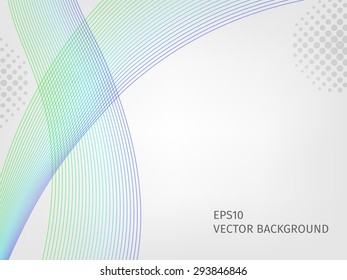 Abstract waved line background
