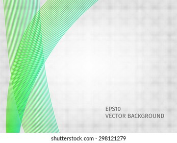Abstract waved line background