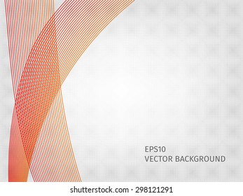 Abstract waved line background