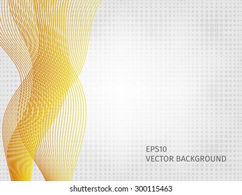 Abstract waved line background