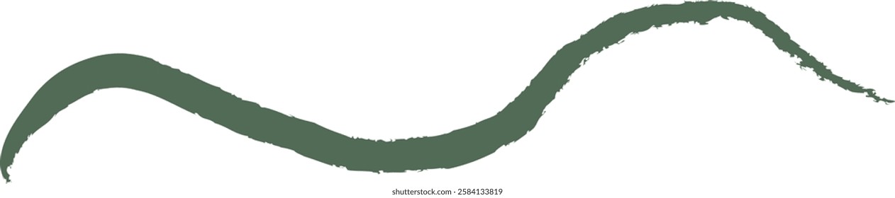Abstract Waved Line Vector Illustration