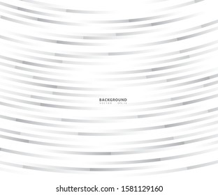 Abstract waved lines texture grey and white technology geometric design. Warped diagonal striped Stripes gradient background. illustration - Vector, eps 10