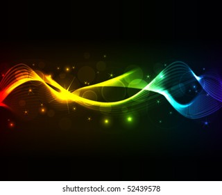 abstract wave,eps10 format