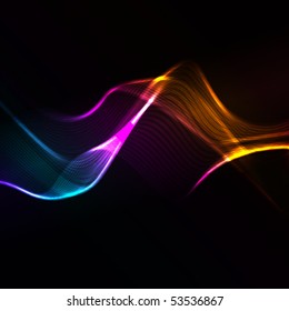 abstract wave,eps10 format