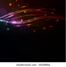 abstract wave,eps10 format