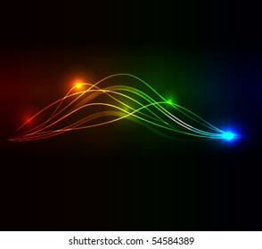 abstract wave,eps10 format