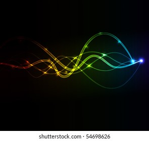 abstract wave,eps10 format