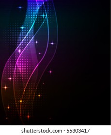 abstract wave,eps10 format
