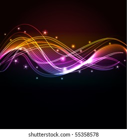 abstract wave,eps10 format