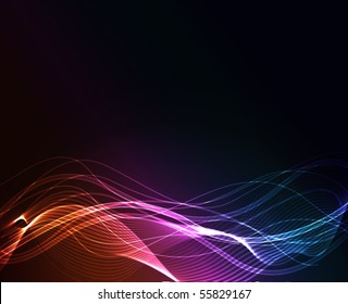 abstract wave,eps10 format