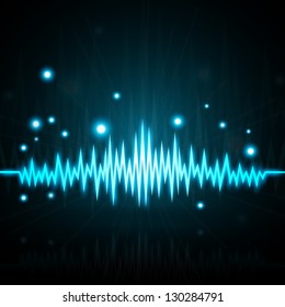 Abstract waveform