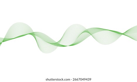 Forma de onda Abstractas Elegant Line Art