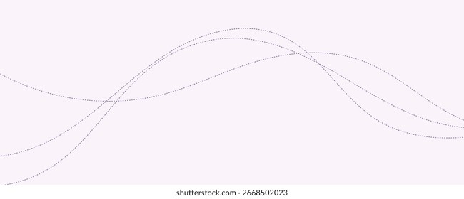 Forma de onda Abstractas Elegant Line Art