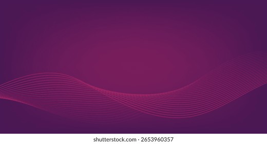 Fondo púrpura de forma de onda Abstractas. EPS10