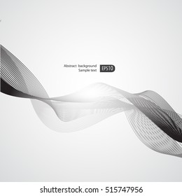 Abstract waves backgound