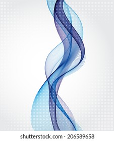 Abstract waves background