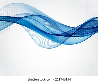 Abstract waves background