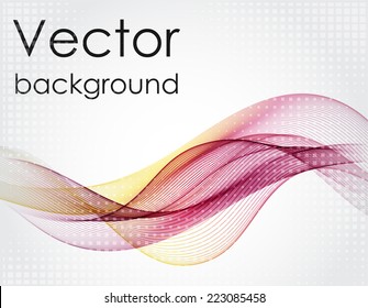 Abstract waves background
