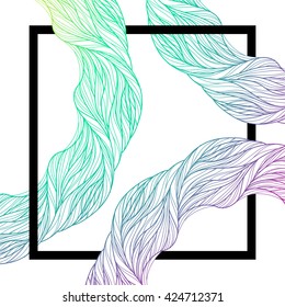 Abstract waves background.