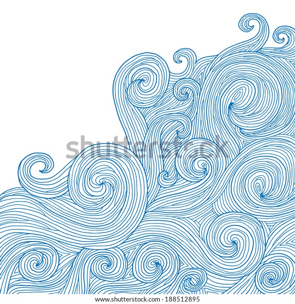 Abstract Waves Background Stock Vector (Royalty Free) 188512895