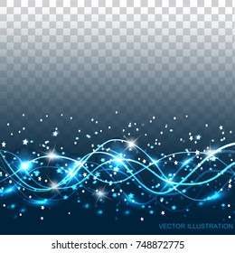 Abstract waves background. Bright vector illustration.