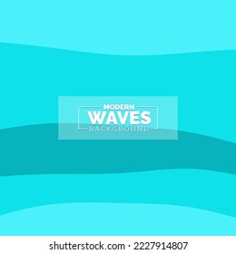 Abstract Waves background. Dynamic shapes composition