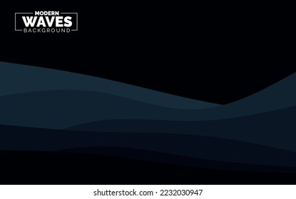 Abstract Waves background. Dynamic shapes composition
