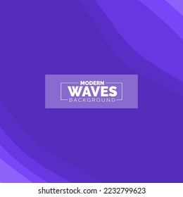 Abstract Waves background. Dynamic shapes composition