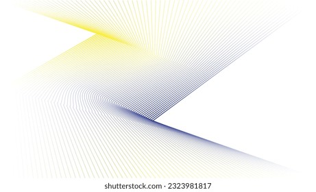 Abstract waves background gradient shades, line art pattern for banner backgrounds, cool colors, minimal wavy shapes