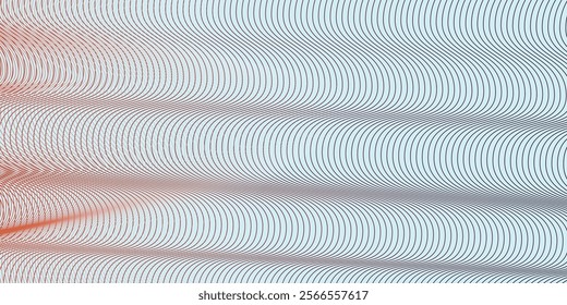 Abstract waves background, minimal waves design concept, Sea waves layered vector background illustration