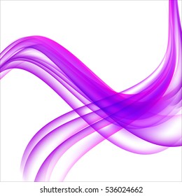 Abstract waves background purple color.