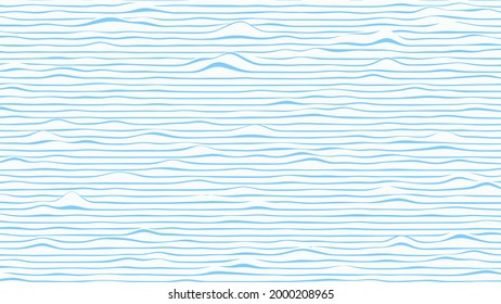 Abstract waves background. Striped surface with wavy distortion effect, vector illustration.