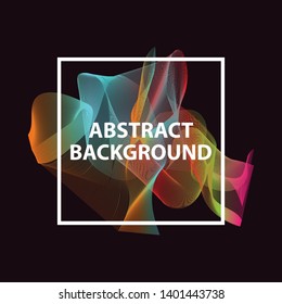 Abstract waves background. Template design