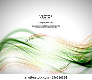 Abstract wave's background. Vector digital illustration