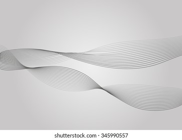 Abstract waves background. Vector illustration