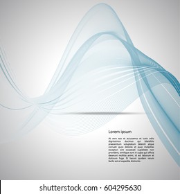 Abstract wave's background. Vector illustration