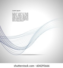 Abstract wave's background. Vector illustration