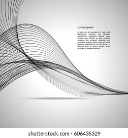 Abstract wave's background. Vector illustration
