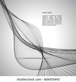 Abstract wave's background. Vector illustration
