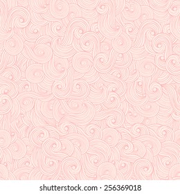 Abstract waves background, vintage hand drawn pattern, wavy background, old paper grunge texture.