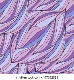 Abstract waves background, vintage hand drawn pattern, wavy background. Colorful waves backdrop. Seamless pattern