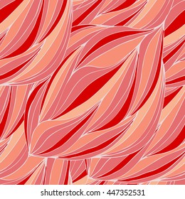 Abstract waves background, vintage hand drawn pattern, wavy background. Colorful waves backdrop. Seamless pattern