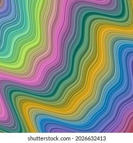 Abstract waves background in vivid colors with a classy design.