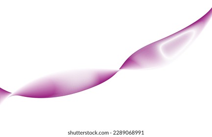 Abstrakter Wellenhintergrund, gewölbte, gekrümmte Linien für Broschüre, Website, Flugbegleiter-Design. Blend Linien. Linearer Übergang von Rosa zu Weiß.