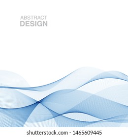 Abstract waves background, waved lines for brochure, website, flyer design. Transparent lines