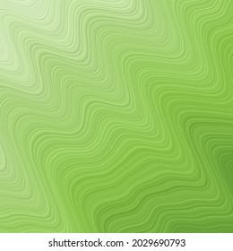 Abstract waves banner. Elegant background in light green colors. Can be used as cover, flyer, banner, background. EPS10 Vector.