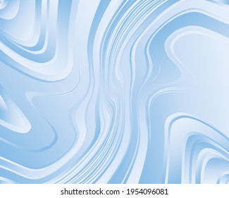 Abstract waves. Blue wavy background. Vector illustration